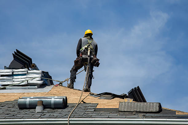 Professional Metal Roofing technician working in Roann, IN